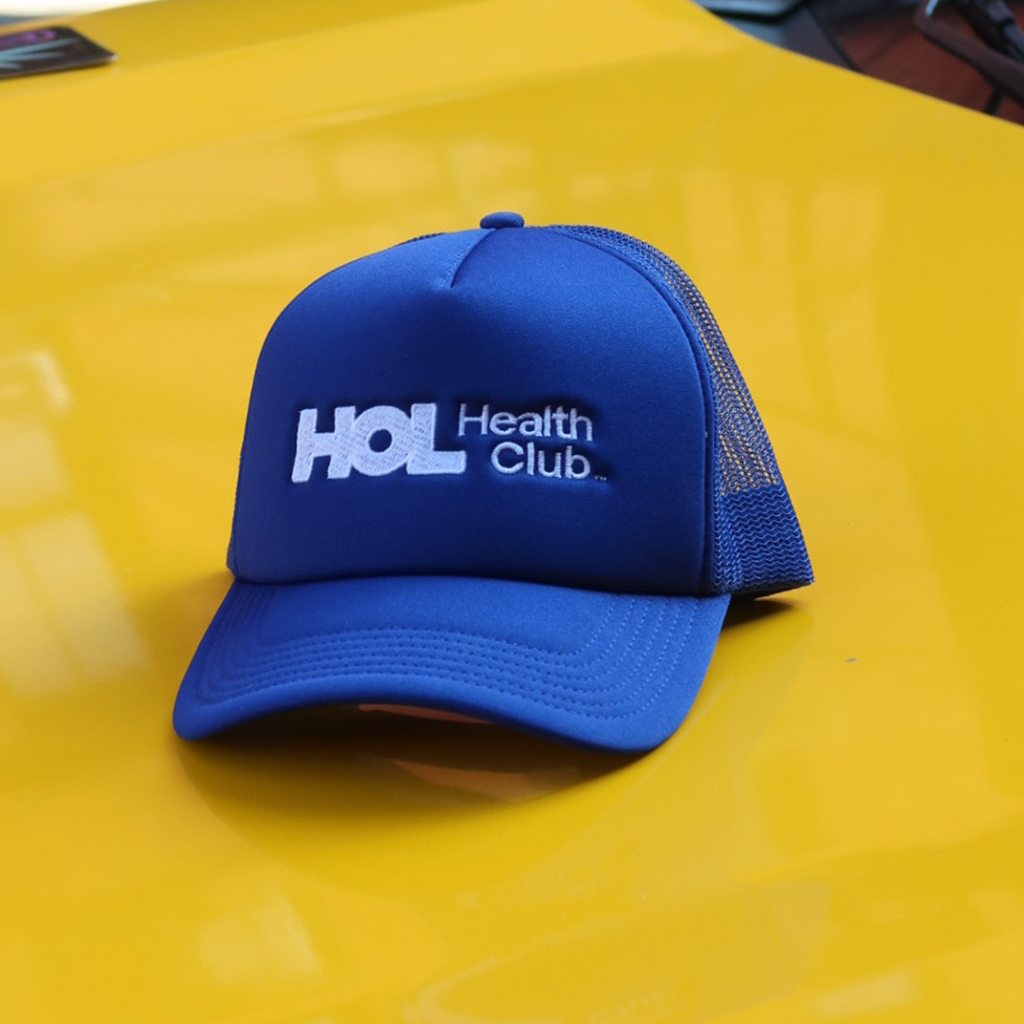 Blue H.H.C. Foam Trucker Hat