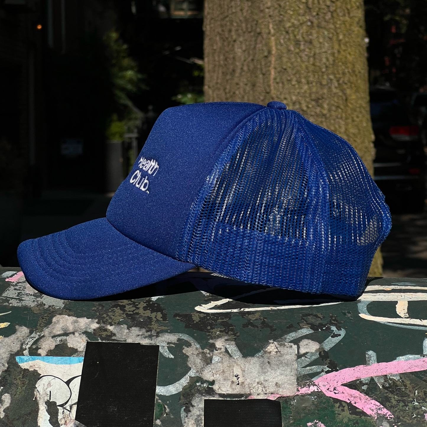 Blue H.H.C. Foam Trucker Hat